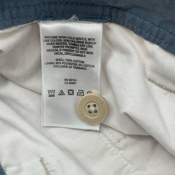 Mens Columbia Tan Cargo Active Shorts Size 38 Inseam 10” D23 - Picture 6 of 6